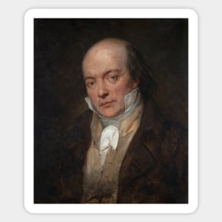 Portrait de Pierre-Jean de Beranger by Ary Scheffer Sticker